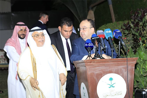 فى أمسية العلاقات "المثلثة"-نجوم السياسية والمجتمع فى حفل توديع السفير المصري بدار السفير السعودي