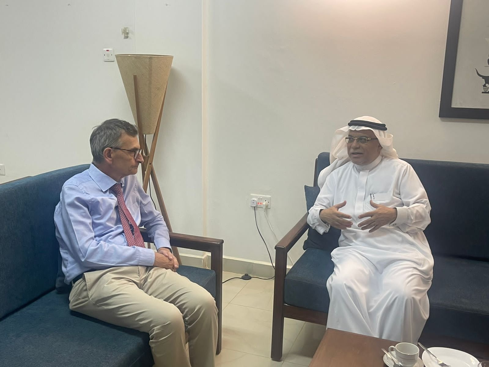 السفير السعودي وفولكر