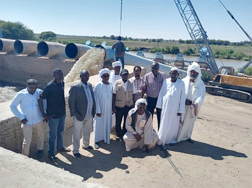 الفاو: تسجل زيارة لمشاريع الدفوف والبرقيق بالولاية الشمالية