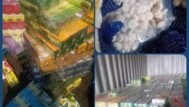 حبوب مخدرة في حاويات