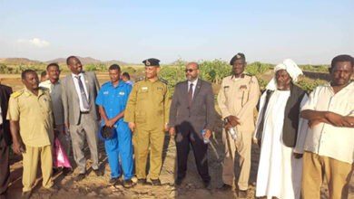 وَزير النقل ومدير السكة حديد يتفقدان الاضُرَارَ الُتْيَ تْْعرَضُ لُُها ٌخطِ دِيَنَةِ هيَا