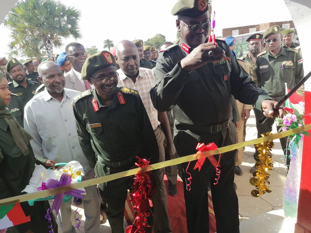  الجيش يفتتح  مركز صحي بولاية سودانية