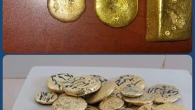 الشرطة توقف عملية تهريب ذهب