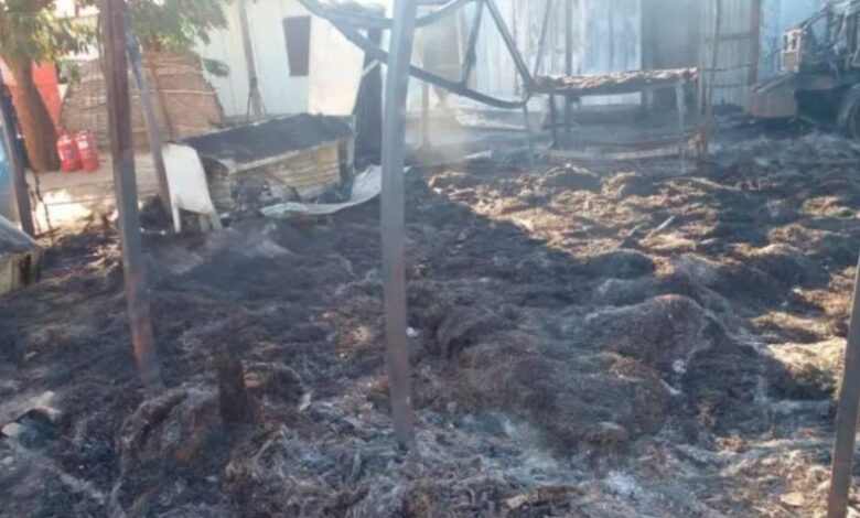 حريق هائل بمركز صحي بولاية سودانية