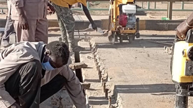 هيئة الطرق والجسور ومصارف المياه ولاية الخرطوم بدء صيانة فواصل التمدد بجسر سوبا