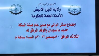 ترقية وتطوير سكة حديد النيل الأبيض