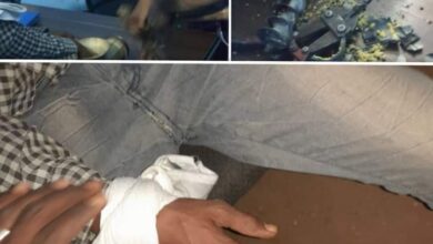 الدفاع المدني ينقذ أحد المواطنين علقت يده في( مفرمة )