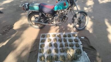 ضبط أخطر مروجي الحشيش وبحوزته (340) رأس حشيش