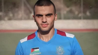 الشهيد أحمد دراغمة كان أحد هدافي الدوري الفلسطيني في الموسم الحالي (مواقع التواصل)