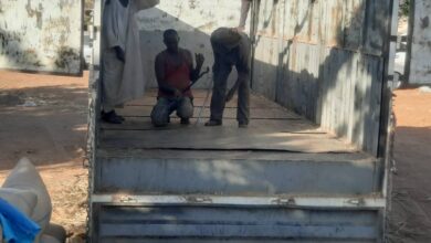 الشرطة  "بولاية سودانية " تضبط كريمات مخبأة داخل شحنة فول