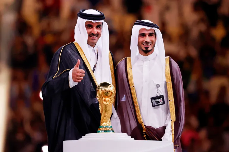 قطر نظمت نسخة استثنائية من كأس العالم (رويترز)