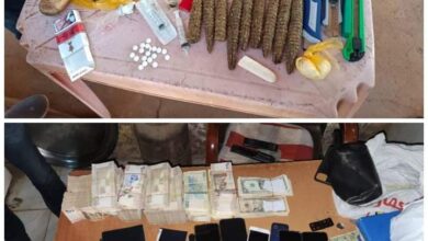 الشرطة  تضبط( ٩)اجانب بحوزتهم كميه من المخدرات وعملة أجنبية