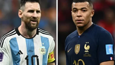 ميسي (يسار) ومبابي يخطفان الأضواء في نهائي كأس العالم (الفرنسية)