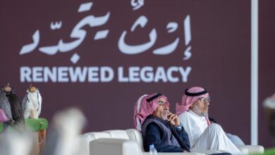 احتدام المنافسات في المهرجان الدولي للصقور بالسعودية