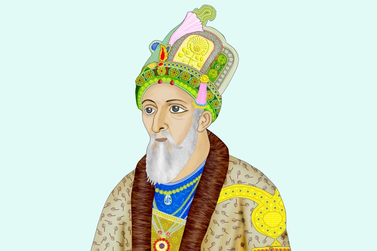 بهادر شاه ظفر ولد عام 1775 في الهند ومات بمنفاه في ميانمار 1862 (شترستوك)