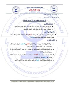 أهم معالم الطقس اليوم في البلاد