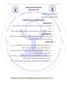 إرتفاع درجات الحرارة بالبلاد