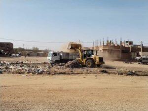 تطوير وصيانة ورفع أطنان من المخلفات بالولاية