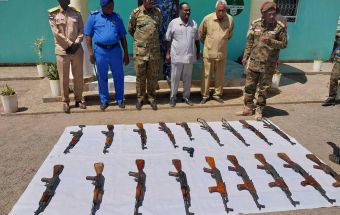 الشرطة بولاية سودانية تضبط أسلحة معدة للتهريب