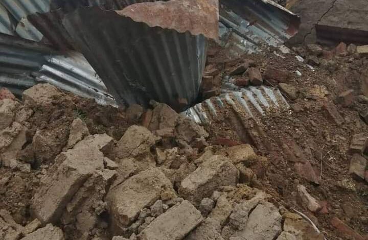 سقوط منازل بمدينة سودانية بسبب الأمطار والسيول