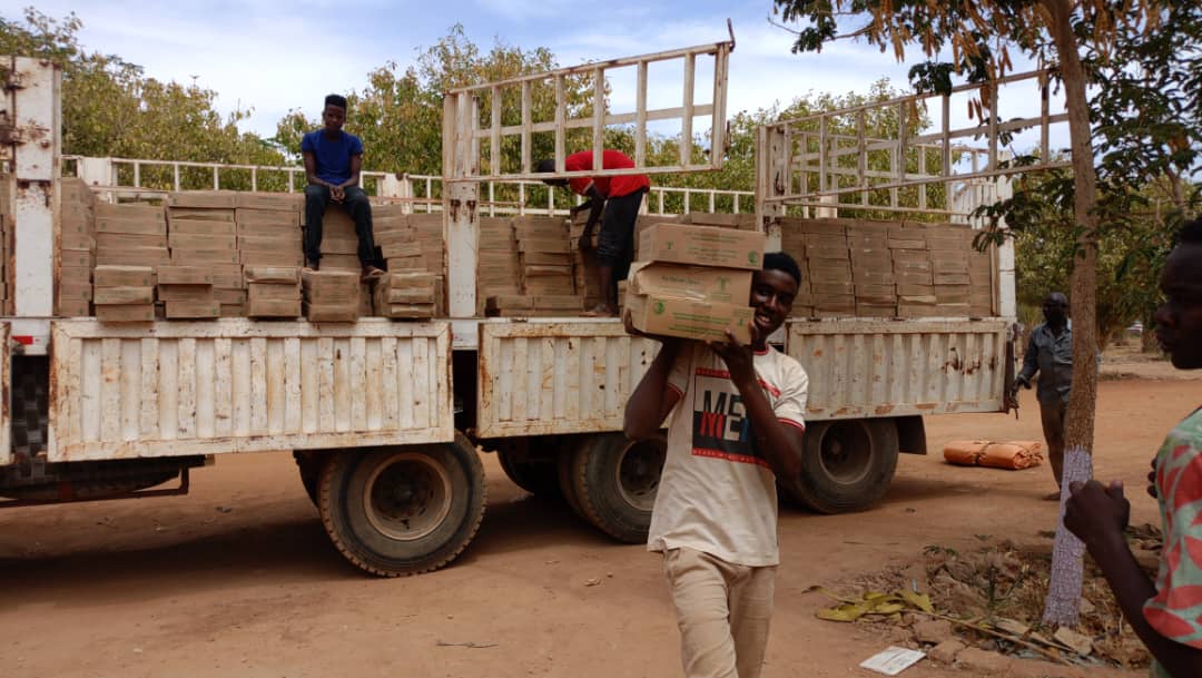 وصول مساعدات إنسانية من مركز الملك سلمان