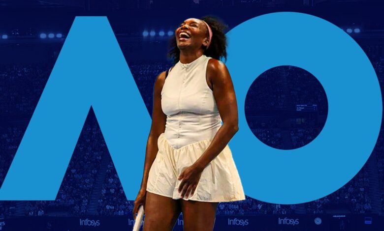 فينوس ويليامز 45 عاما و 215 يوما ، بطولة أستراليا المفتوحة للتنس