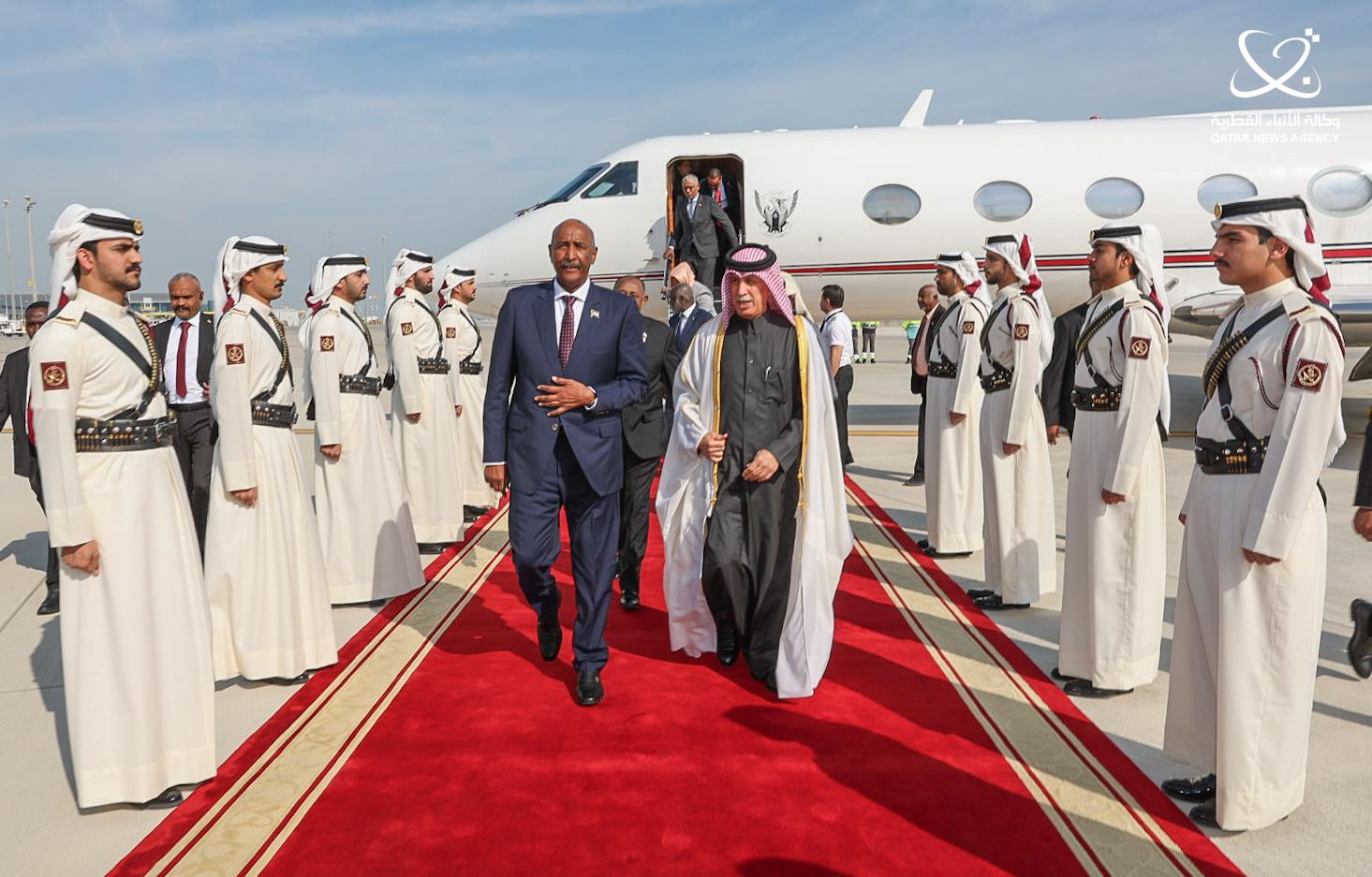 زيارة البرهان لقطر