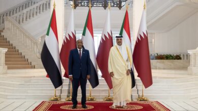 رئيس مجلس السيادة السوداني عبد الفتاح البرهان و فخامة الأمير المفدى حمد بن تميم