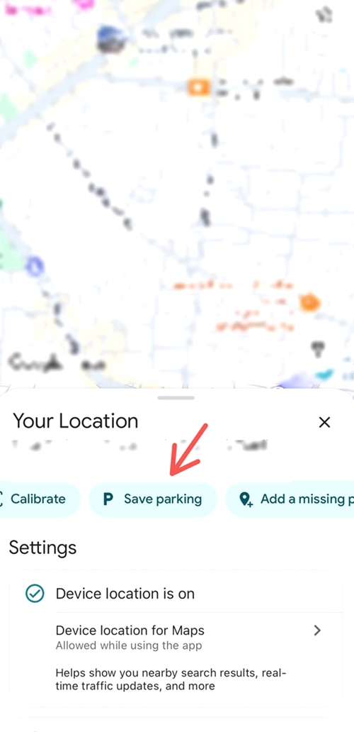 حفظ اماكن مواقف السيارات 