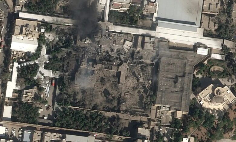 صورة التقطها قمر صناعي لمجمع آية الله علي خامنئي في طهران.