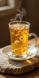 يشتهر هذا الشاي العشبي بنكهته الزهرية الرقيقة