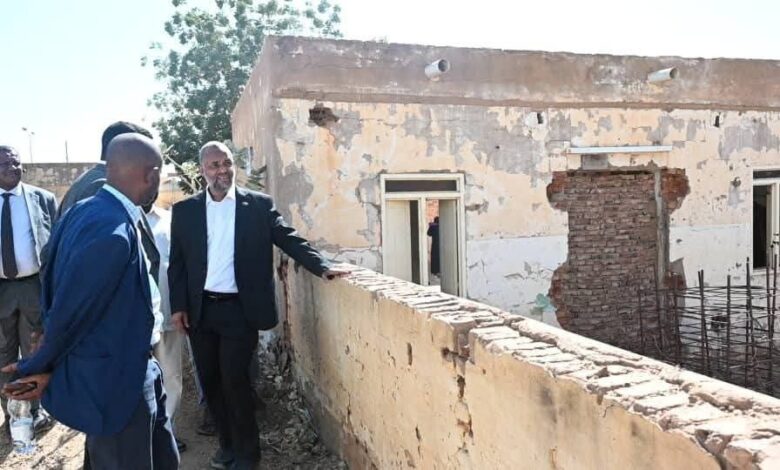 تفقد وزير الصحة الاتحادي انطلاق عمليات تأهيل مستشفى التجاني الماحي