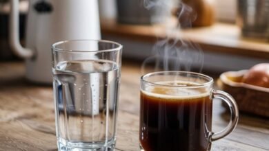 شرب الماء قبل القهوة صباحا