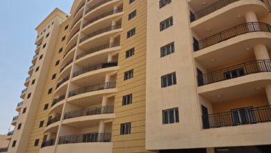 حريق أبراج المعادن بالخرطوم
