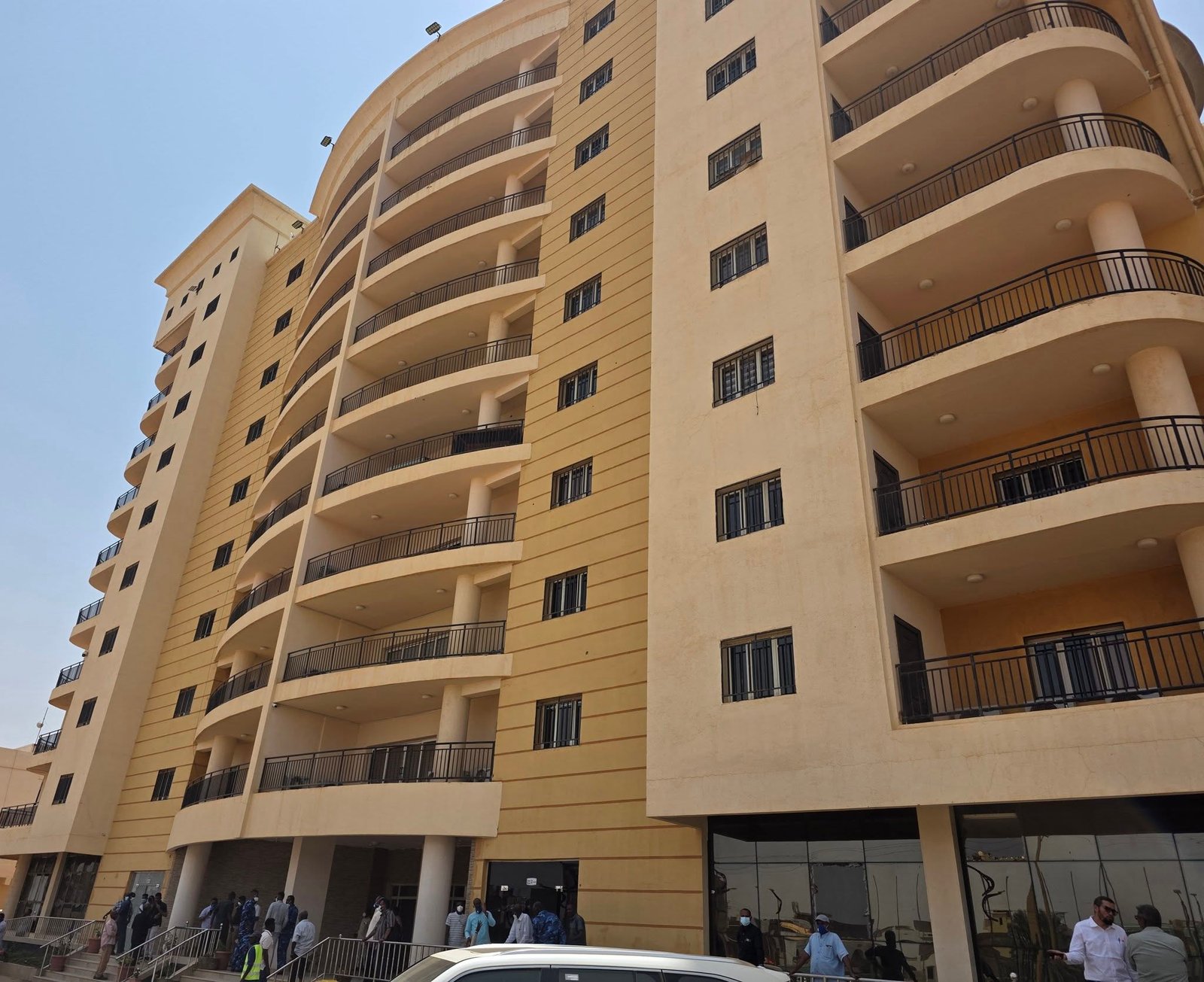 حريق أبراج المعادن بالخرطوم